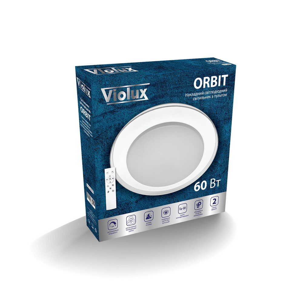 Светильник LED smart ORBIT + пульт 60W 3000-6000K IP20 круг